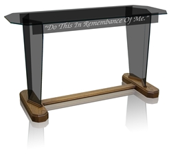 Communion Table 40" - Tinted Glass