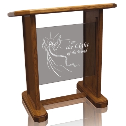 Neos - Panel Pulpit - Clear Glass