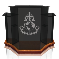 Winged Pulpit  - Tinted  Glass